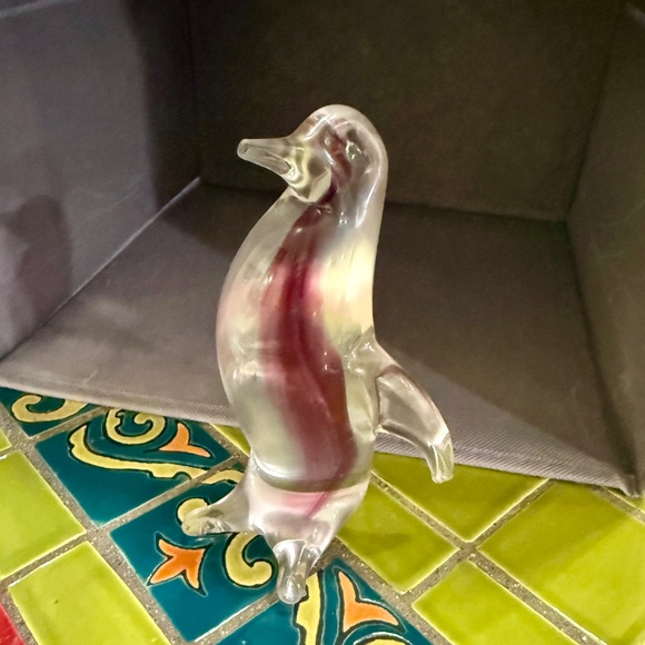 Penguin, Famous Murano Handblown Glass, 5" tall 50s - Picture 3 of 5